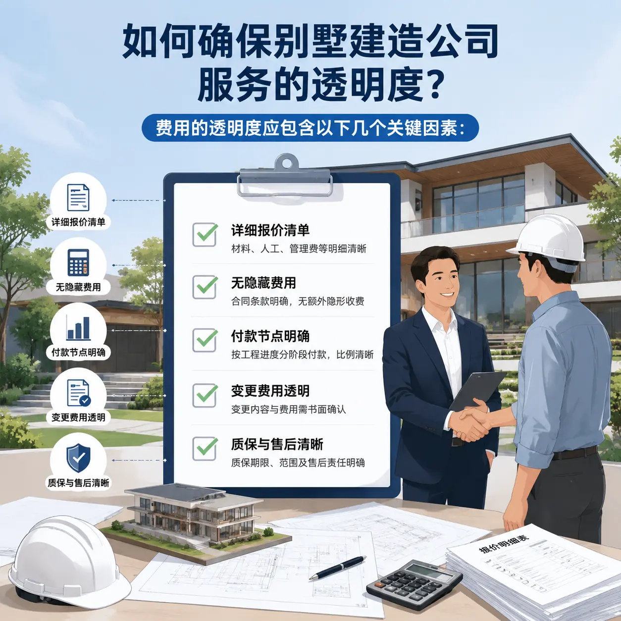 在 惠水 如何确保别墅建造公司服务的透明度？