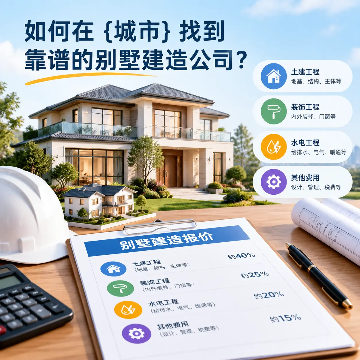 如何在 惠水 找到靠谱的别墅建造公司？