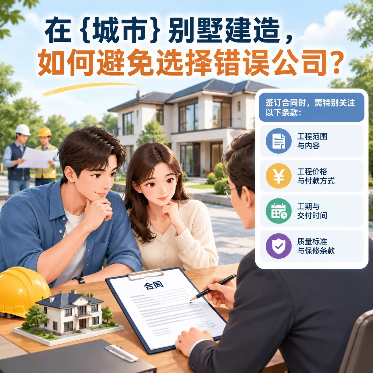 在 惠水 别墅建造，如何避免选择错误公司？