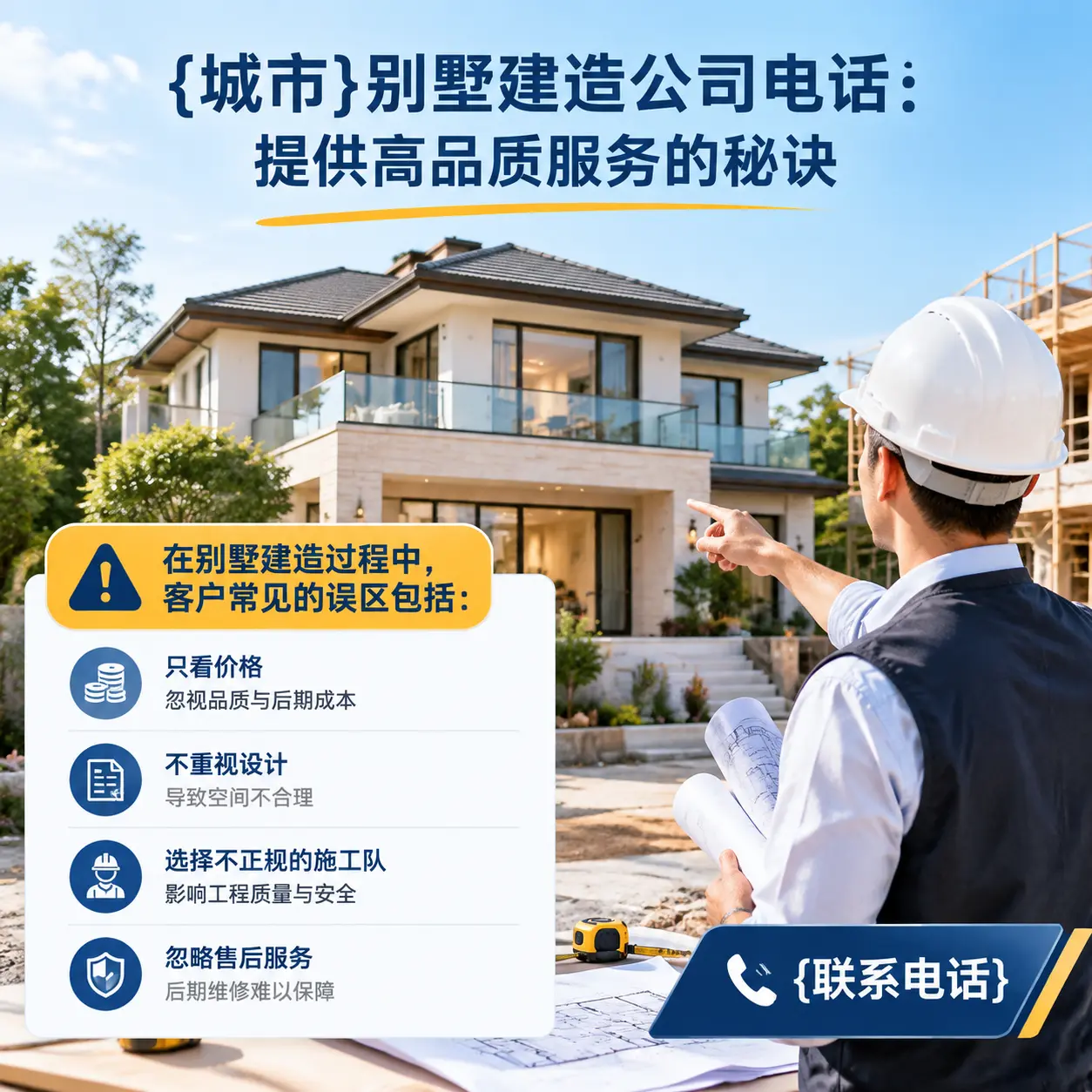 惠水别墅建造公司电话：提供高品质服务的秘诀