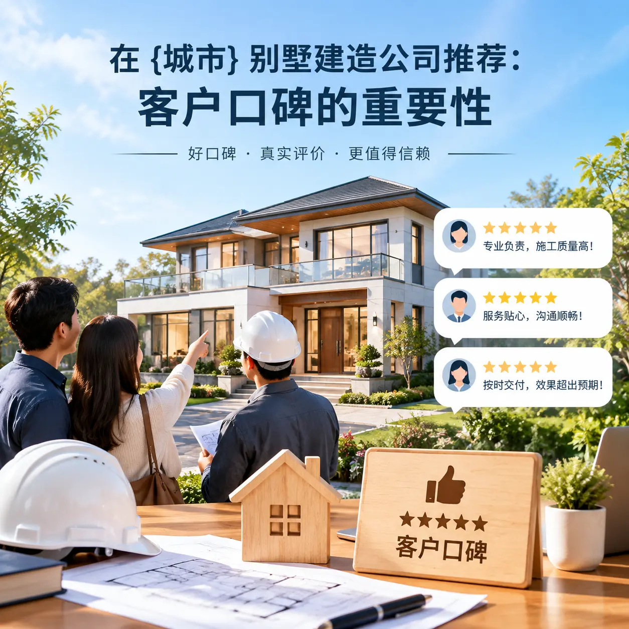 在 惠水 别墅建造公司推荐：客户口碑的重要性
