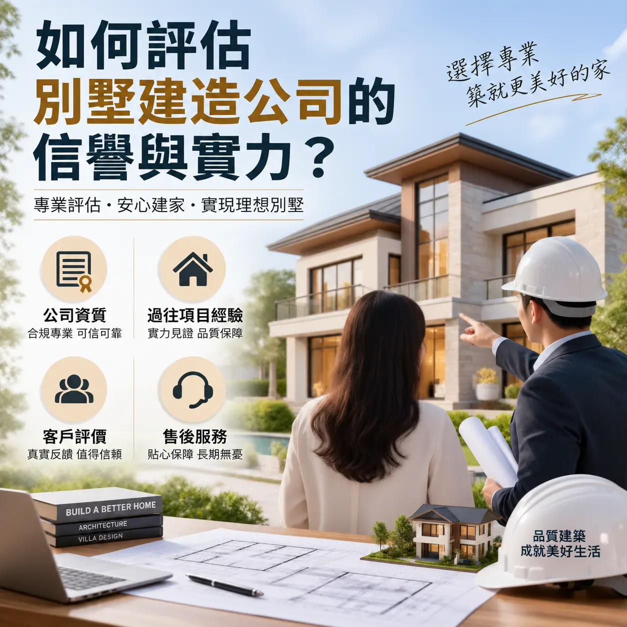 如何评估 惠水 别墅建造公司的信誉与实力？