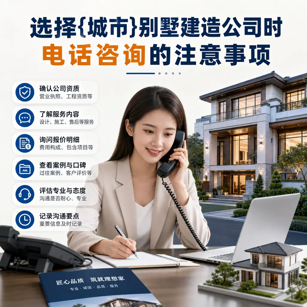 选择惠水别墅建造公司时，电话咨询的注意事项