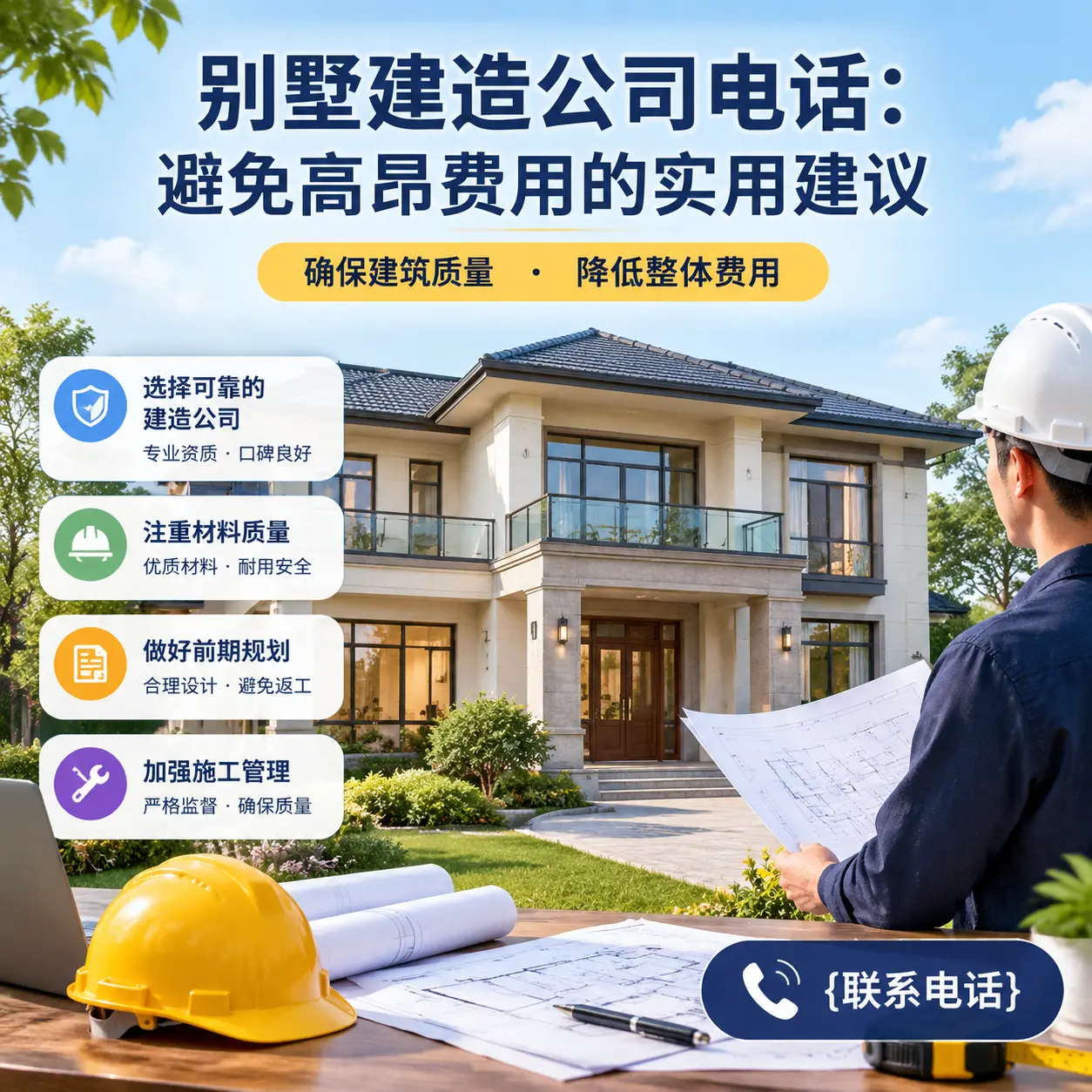 惠水别墅建造公司电话：避免高昂费用的实用建议