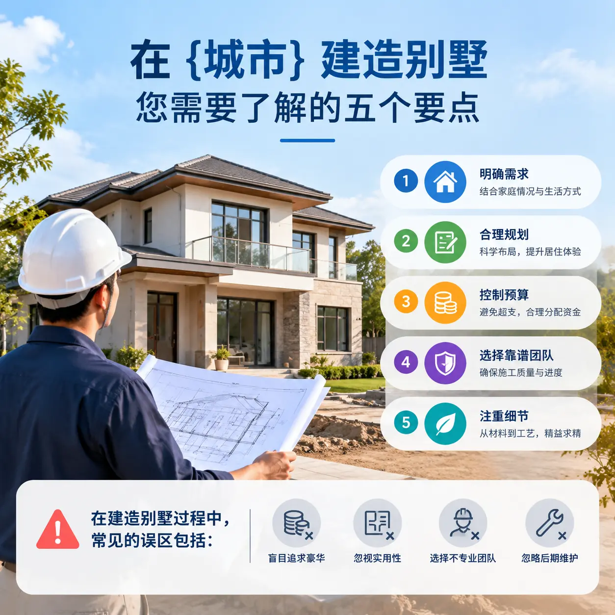 在 惠水 建造别墅，您需要了解的五个要点