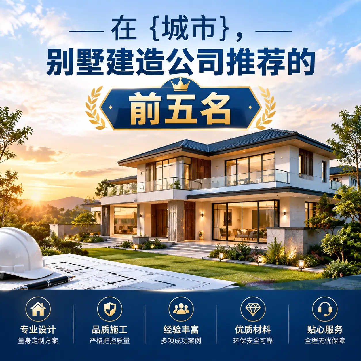 在 惠水,别墅建造公司推荐的前五名