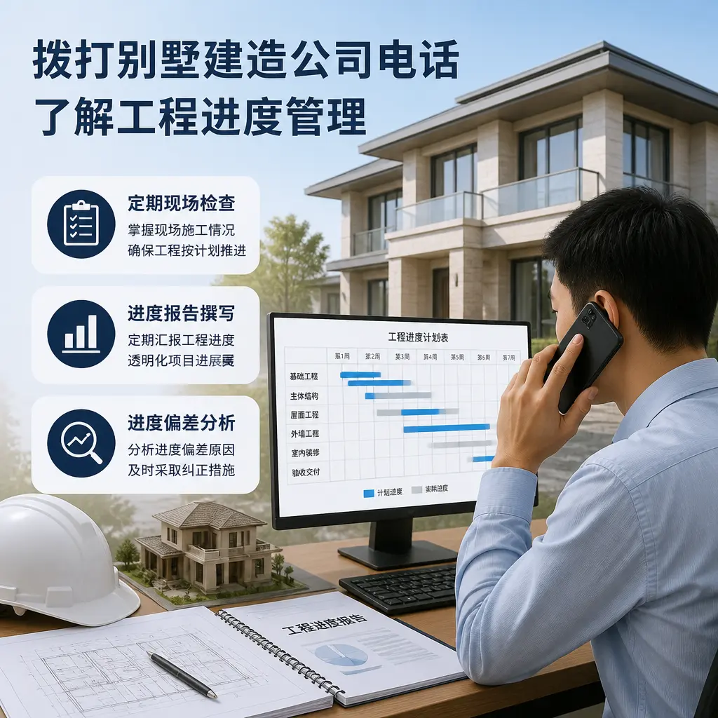拨打惠水别墅建造公司电话,了解工程进度管理
