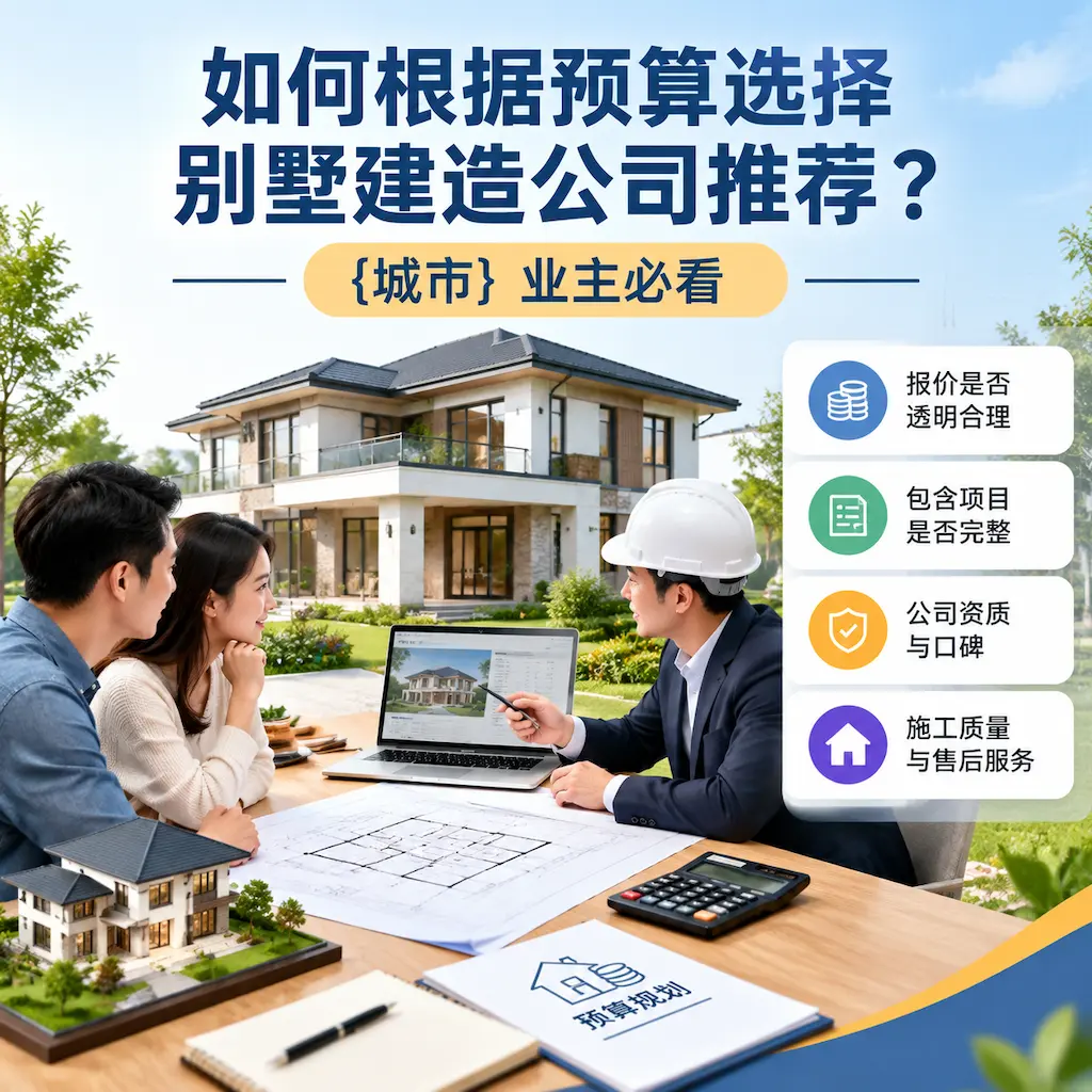 如何根据预算选择别墅建造公司推荐? 惠水 业主必看